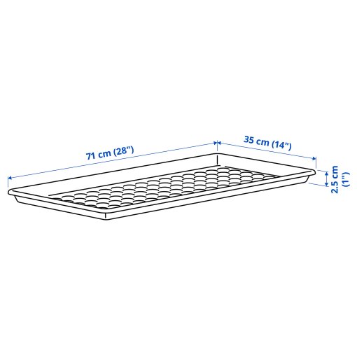 BAGGMUCK, shoe mat/in/outdoor, 71x35 cm, 706.002.87