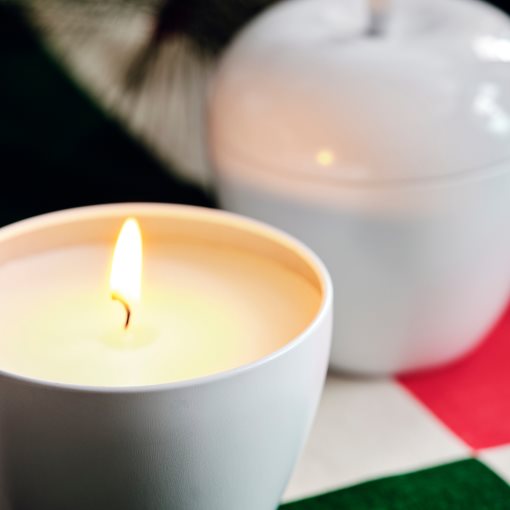 VINTERFINT, scented candle in metal tin/vanilla, 24 hr, 706.011.21