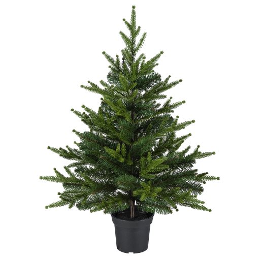 VINTERFINT, artificial potted Christmas tree in/outdoor, 15 cm, 706.095.51