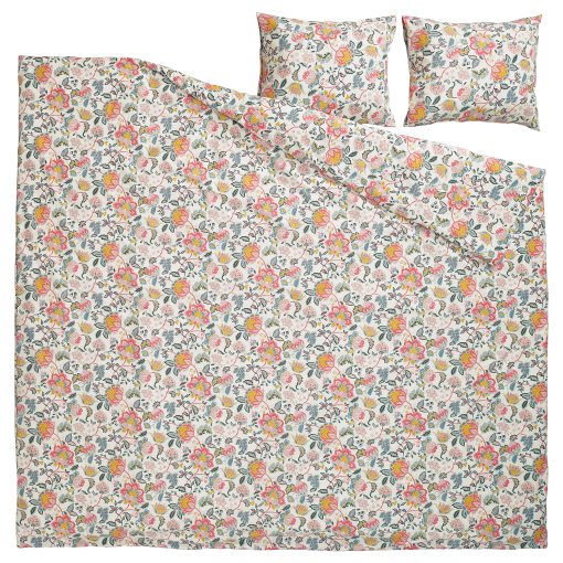 DAGGSALVIA, duvet cover and 2 pillowcases, 240x220/50x60 cm, 706.204.93