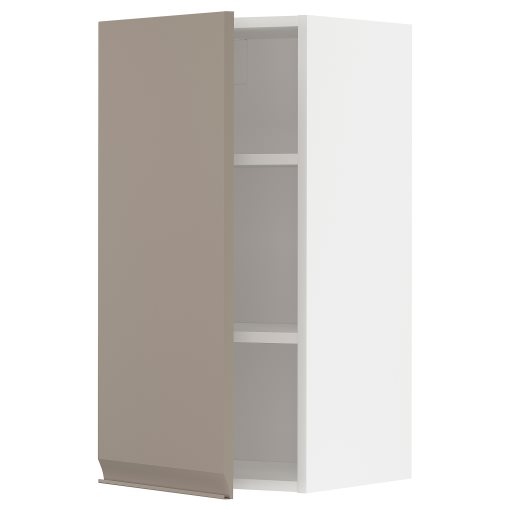 METOD, wall cabinet with shelves, 40x80 cm, 794.915.52