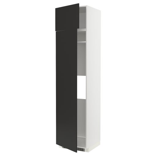 METOD, ψηλό ντουλάπι για ψυγείο ή καταψύκτη με 2 συρτάρια, 60x60x240 cm, 794.975.92