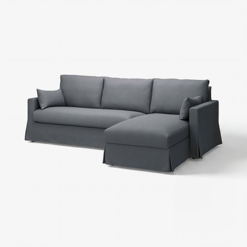 HYLTARP, 3θέσιος κανπές με σεζλόνγκ, δεξιά, 795.149.64