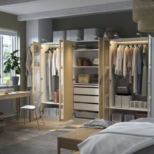 PAX/TONSTAD, wardrobe combination, 300x60x201 cm, 795.499.11