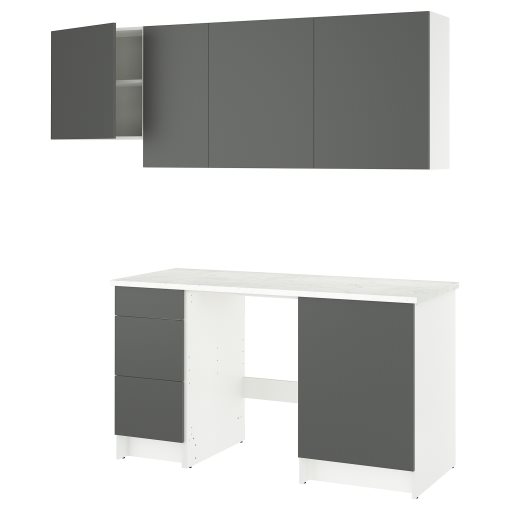 KNOXHULT, κουζίνα, 220x61x220 cm, 795.814.25