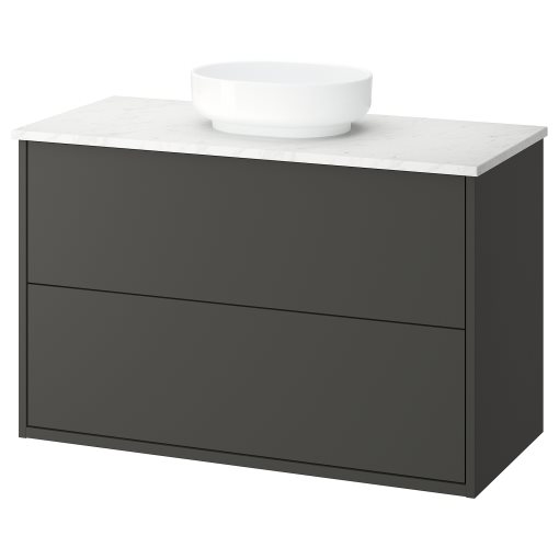 HAVBÄCK/VINDEL, wash-stand with drawers/wash-basin, 102x49x77 cm, 796.224.64