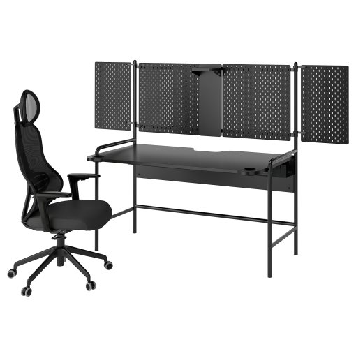 FRÖSKELÅS/UTKLASSNING, γραφείο και καρέκλα gaming, 796.278.43