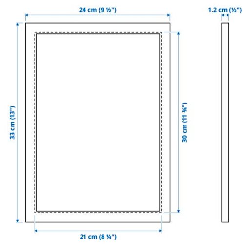 FISKBO, κορνίζα, 21x30 cm, 803.003.73