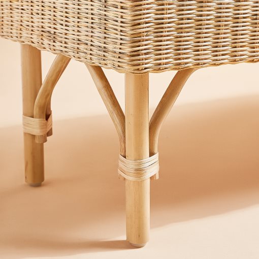 TOLKNING, παγκάκι με αποθηκευτικό χώρο/χειροποίητο, 120 cm, 805.126.57