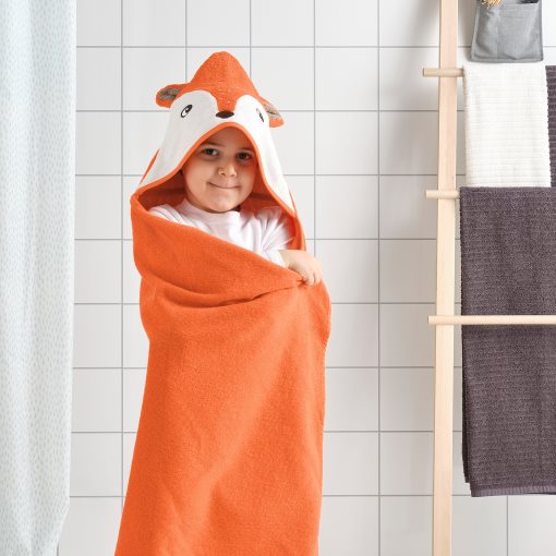 BRUMMIG, πετσέτα με κουκούλα/σχήμα αλεπού, 70x140 cm, 805.211.81