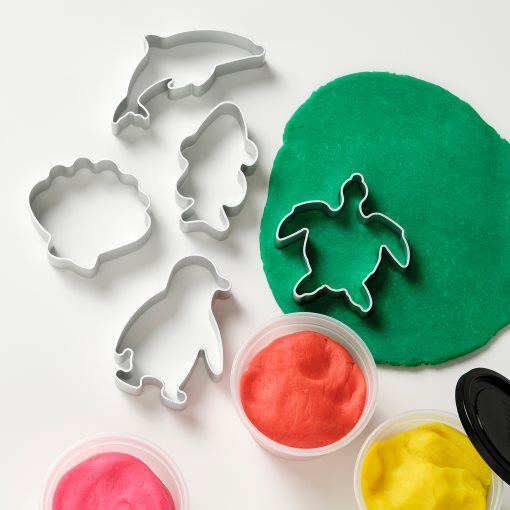 BLÅVINGAD, modelling dough cutters, set of 5, 805.265.03