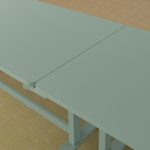 MITTZON, πτυσσόμενο τραπέζι με ροδάκια, 140x70 cm, 805.279.51