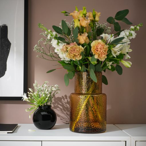 KONSTFULL, vase/patterned, 26 cm, 805.360.31