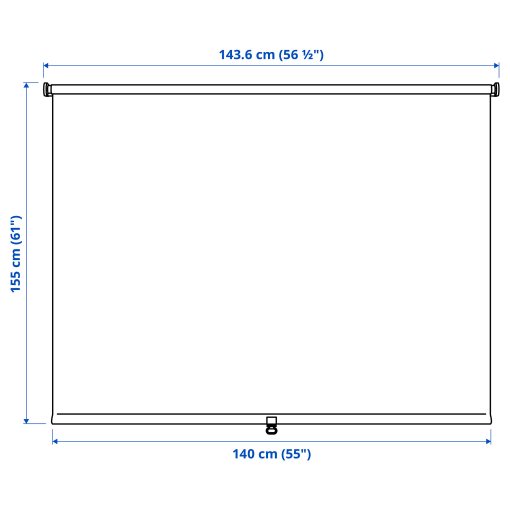 FÖNSTERBLAD, στόρι πλήρους συσκότισης, 140x155 cm, 805.384.50