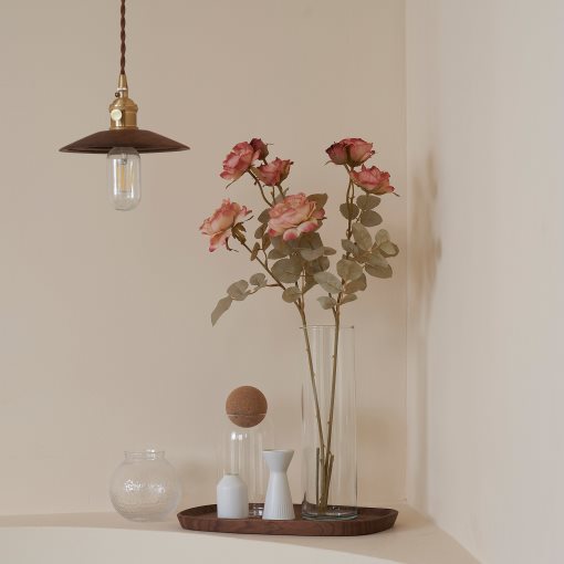 SMYCKA, artificial flower in/outdoor/Rose, 63 cm, 805.601.20