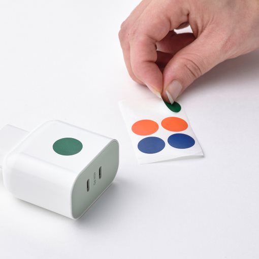 SJOSS, φορτιστής με 2 θύρες USB 45W, ταχείας φόρτισης, 805.744.38