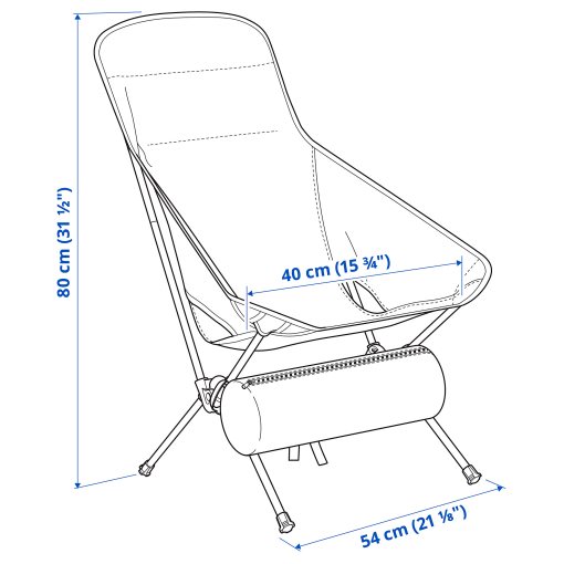 STRANDÖN, folding chair, 805.758.43