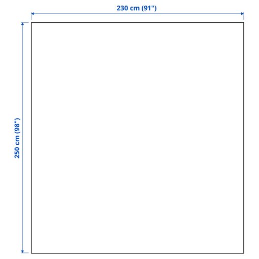 JAKOBSLILJA, κάλυμμα κρεβατιού, 230x250 cm, 805.870.73