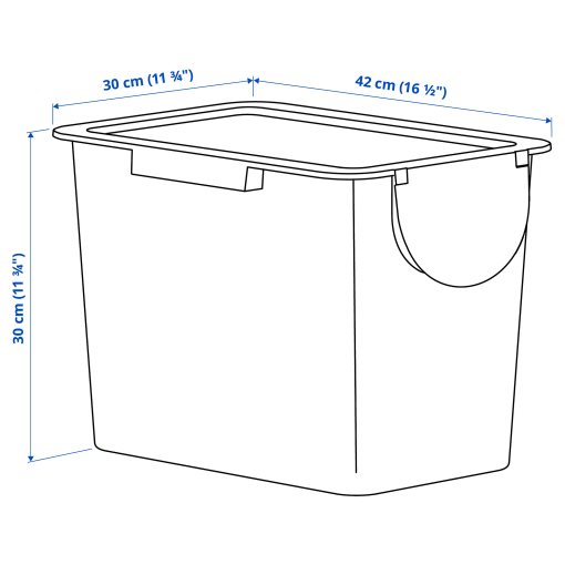 TRÖSKNING, κάδος με καπάκι, 25 l, 805.922.58