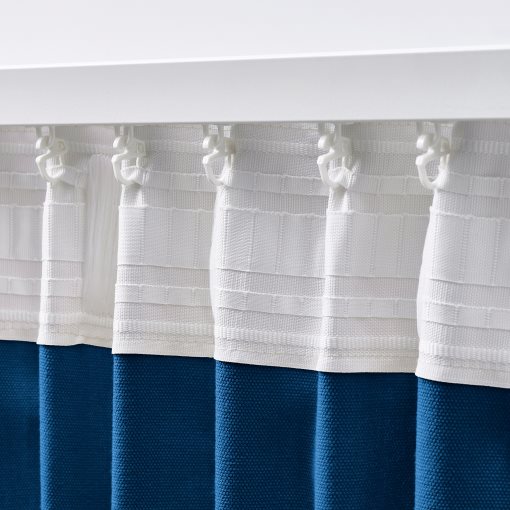 GINSTMOTT, κουρτίνα με τρέσα, 2 τεμ. 145x300 cm, 805.971.90