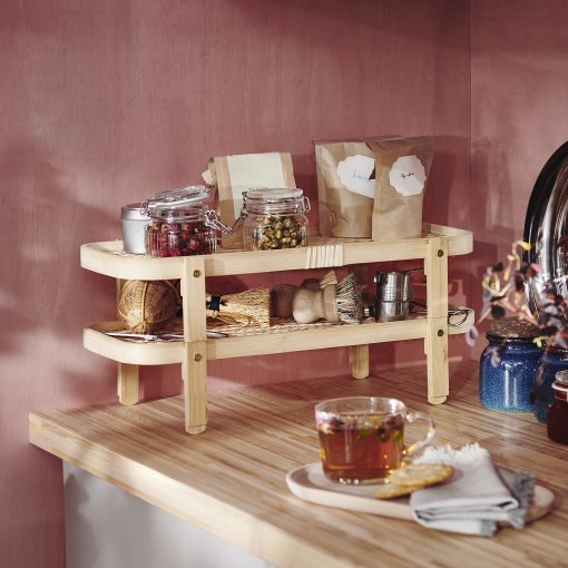 KÖSSEBÄR, food drying rack with 2 trays, 46x21x22 cm, 805.992.74