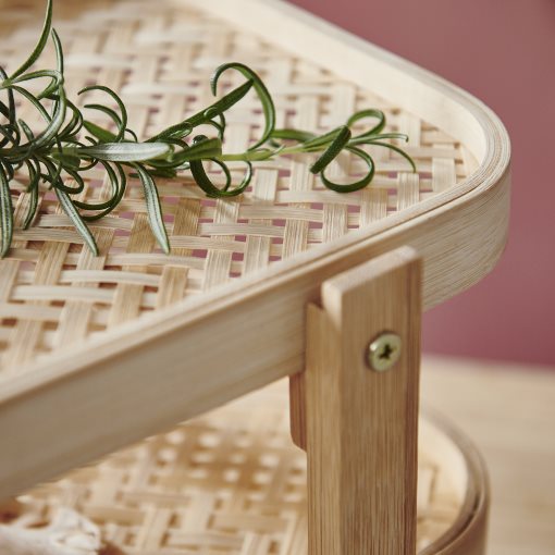 KÖSSEBÄR, food drying rack with 2 trays, 46x21x22 cm, 805.992.74
