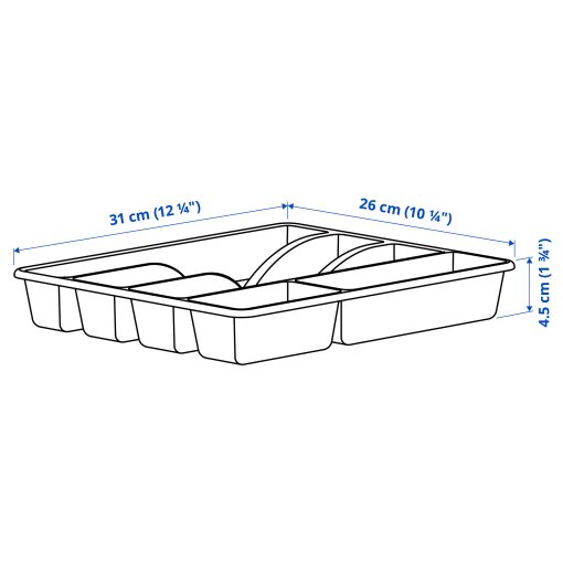 SMÄCKER, θήκη για μαχαιροπίρουνα, 31x26 cm, 806.014.65