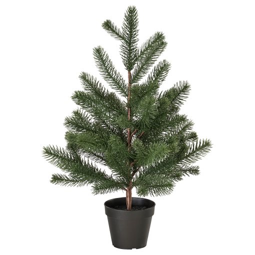 VINTERFINT, artificial potted Christmas tree in/outdoor, 12 cm, 806.065.33