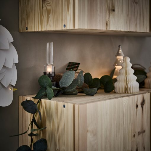 SMYCKA, γιρλάντα εσωτερικού/εξωτερικού χώρου/ευκάλυπτος, 3 m, 806.065.71