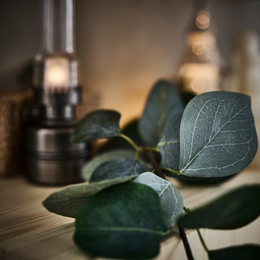 SMYCKA, γιρλάντα εσωτερικού/εξωτερικού χώρου/ευκάλυπτος, 3 m, 806.065.71