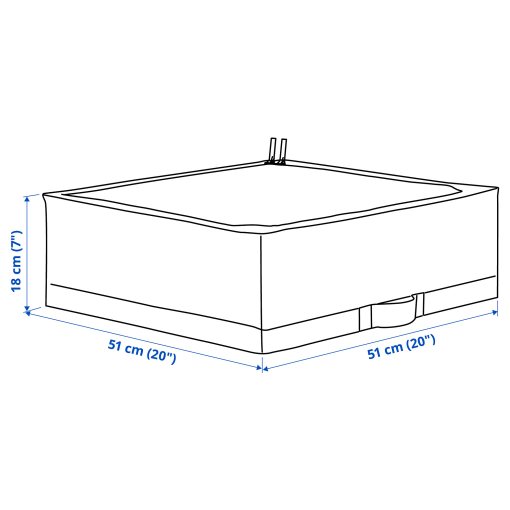 STUK, θήκη αποθήκευσης, 51x51x18 cm, 806.215.38
