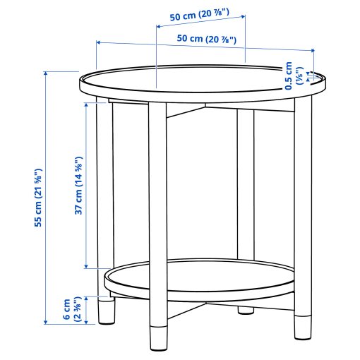 VALNÄS, side table, 806.280.35