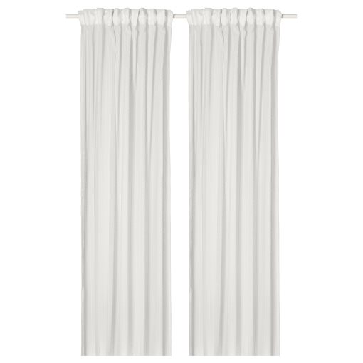 MATILDA, sheer curtains with heading tape 1 pair, 145x280 cm, 806.293.08