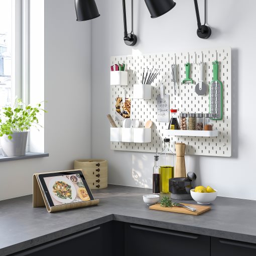 SKÅDIS, διάτρητος πίνακας με αξεσουάρ, 76x56 cm, 894.063.65