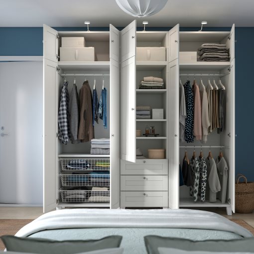 PLATSA, wardrobe with 10 doors/3 drawers, 220x57x231 cm, 894.853.48