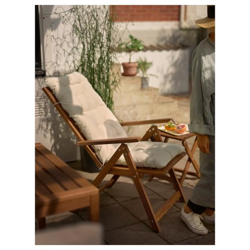 NÄMMARÖ, table/6 reclining chairs/outdoor, 200 cm, 894.912.12