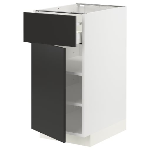 METOD/MAXIMERA, base cabinet with drawer/door, 40x60 cm, 894.990.48