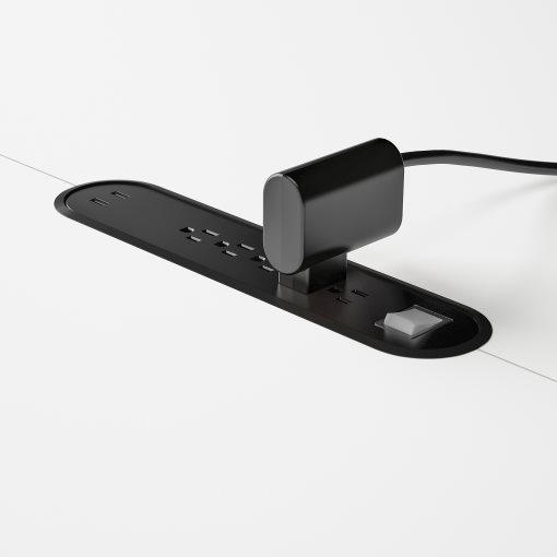 MITTZON, conference table/round, 120x75 cm, 895.304.35