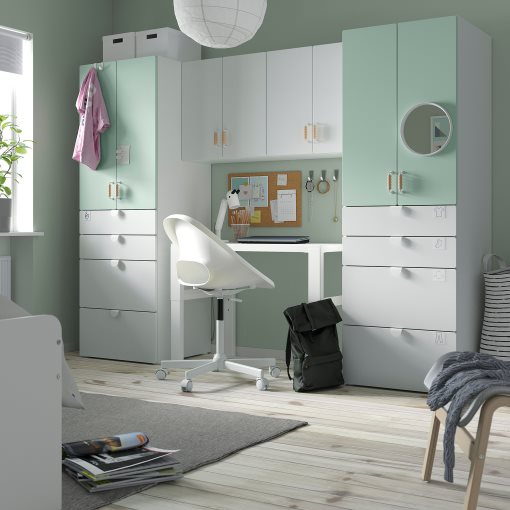 SMASTAD/PLATSA, storage combination, 240x57x181 cm, 895.441.02