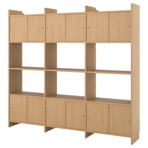 LÅDMAKARE, storage combination with sliding doors and 3 shelves, 238x35x212 cm, 895.646.75