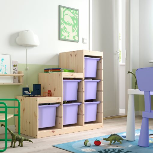 TROFAST, storage combination with boxes, 94x44x91 cm, 895.734.15