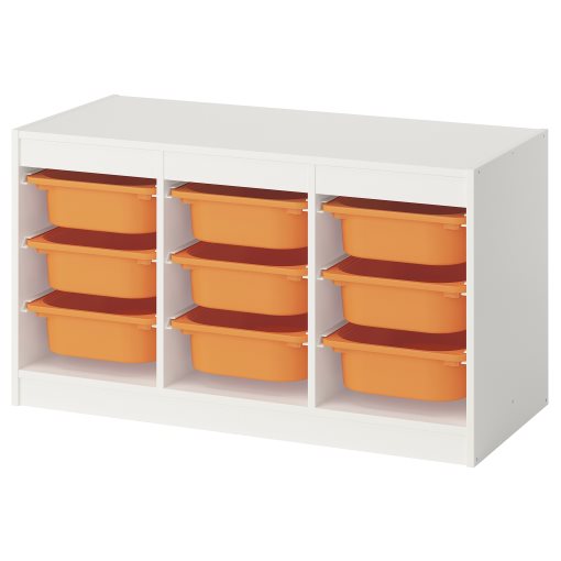 TROFAST, storage combination with boxes, 99x44x56 cm, 895.744.53