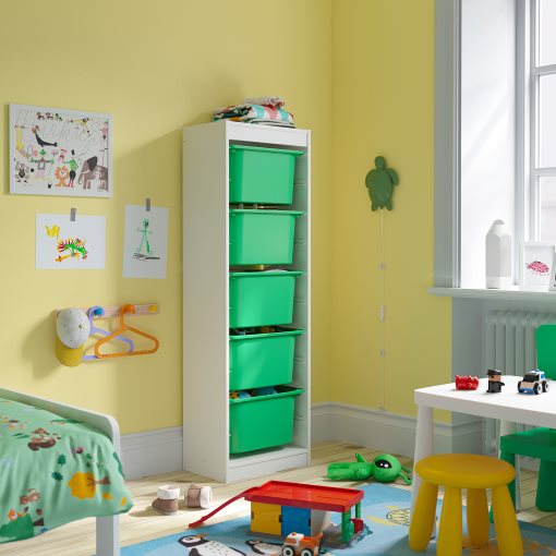 TROFAST, storage combination with boxes, 46x30x145 cm, 895.754.81