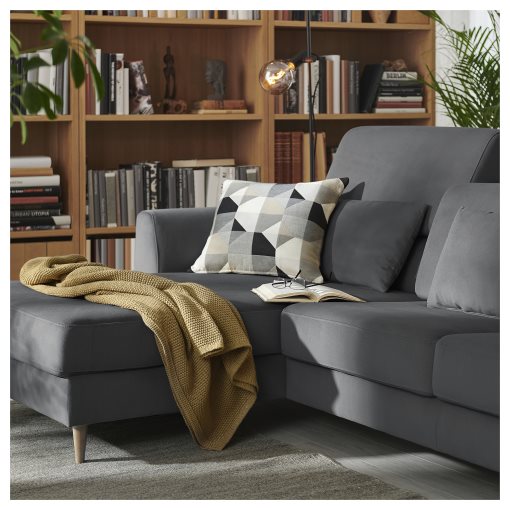 SLATORP, 3-seat sofa with chaise longue, 895.775.74