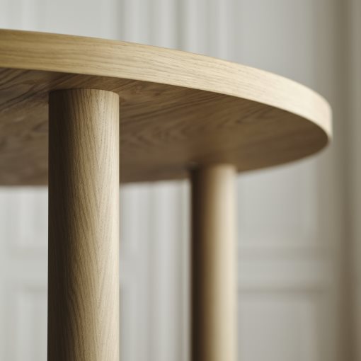 STOCKHOLM 2025, table and 4 chairs, 115 cm, 895.800.05