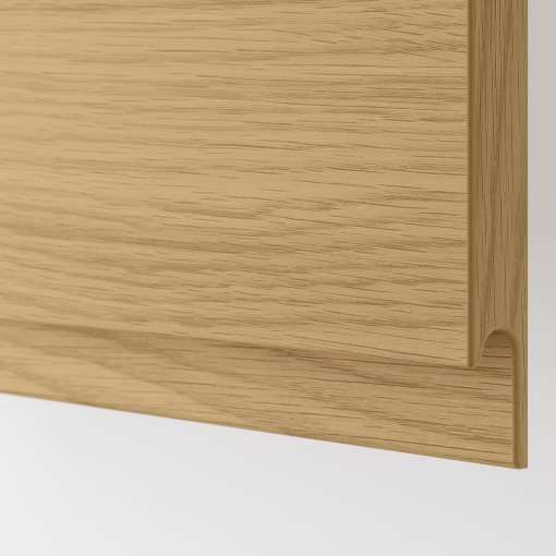 METOD/KNIVSHULT, high cabinet for microwave with door/2 drawers, 60x60x220 cm, 895.887.56