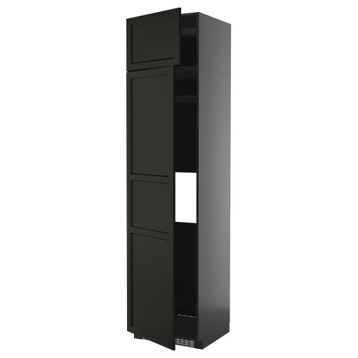 METOD, high cabinet for fridge or freezer with 2 drawers, 60x60x240 cm, 895.889.97