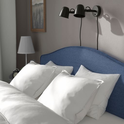 RAMNEFJALL, upholstered bed frame, 140x200 cm, 896.074.82