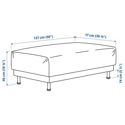 UPPÅKRA, footstool, 896.129.35