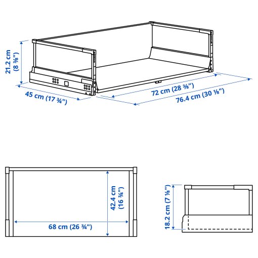 MAXIMERA, συρτάρι,ψηλό, 902.850.27